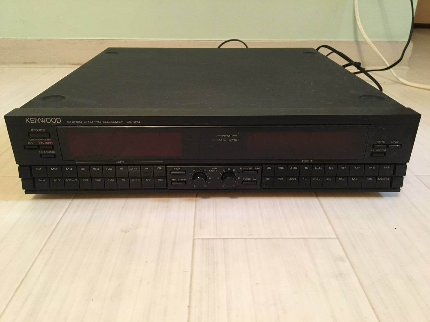 KENWOOD GE-810 グラフィックイコライザー メンテナンス済み 品 - その他